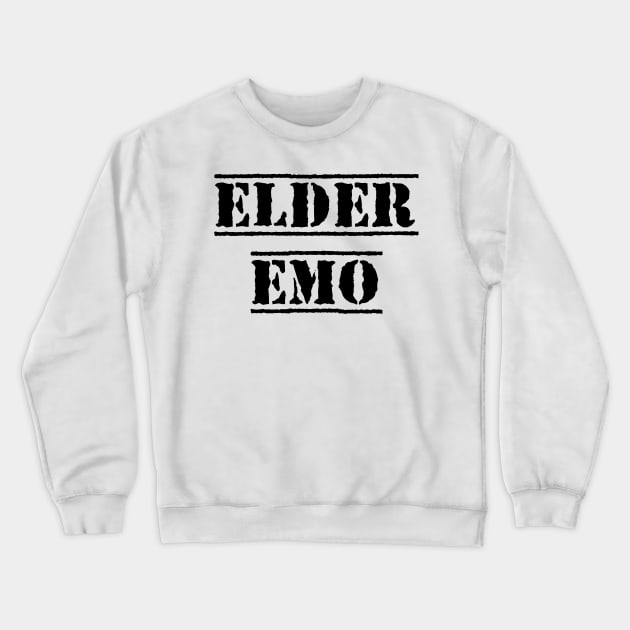 Elder Emo Crewneck Sweatshirt by ijsw